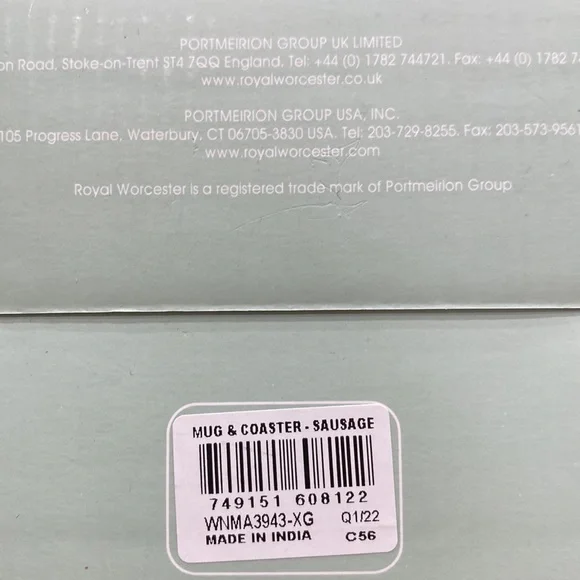 NWT.  Royal Worcester, mug and coaster set. - Picture 9 of 9